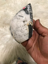 RARE Pink Mangano Calcite Druzy with Pyrite Freeform 4