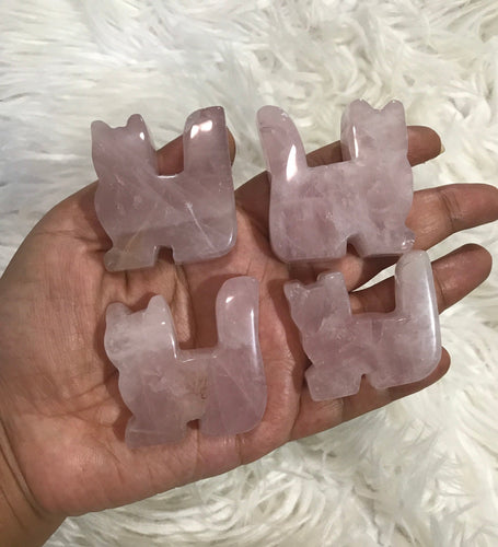 One Rosequartz Cat