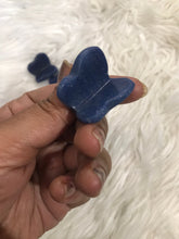 One (1) gorgeous Dark Blue Quartz  butterfly