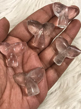 One Clear Quartz Whale Tail