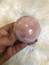 One Rose Calcite Sphere 1