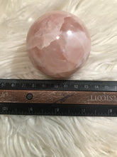 One Rose Calcite Sphere 4