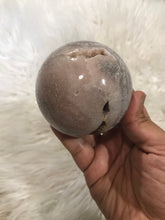 Large Pink Amethyst Druzy Geode Sphere 2