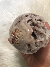 Huge Pink Amethyst Druzy Geode Sphere
