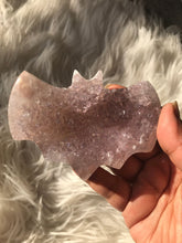 Large lavender Amethyst druzy bat 5 Halloween shapes