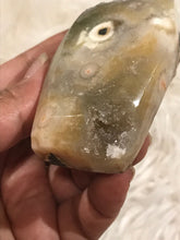White Amethyst druzy Coffin 1 Halloween shapes