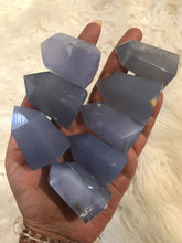 Lovely Blue chalcedony Crystal Point