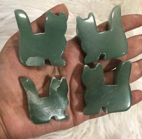 One Greenaventurine Cat