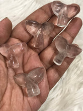 One Clear Quartz Whale Tail