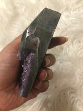 XL Amethyst druzy Coffin 19 Halloween shapes