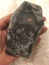 Black Amethyst druzy Coffin 20 Halloween shapes