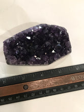 Dark Amethyst druzy Coffin 12 Halloween shapes
