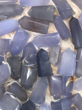 Lovely Blue chalcedony Crystal Point