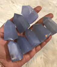 Lovely Blue chalcedony Crystal Point