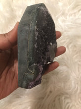 XL Amethyst druzy Coffin 19 Halloween shapes