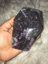 XL Amethyst druzy Coffin 19 Halloween shapes