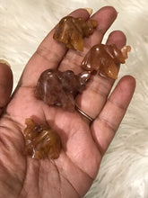 Strawberry Quartz Elephant Handmade
