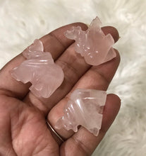 Rose quartz Elephant Handmade