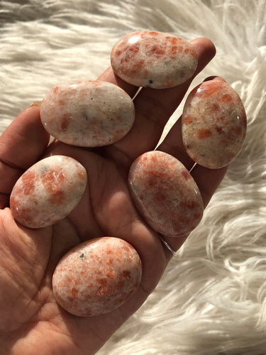 Sunstone worry stone