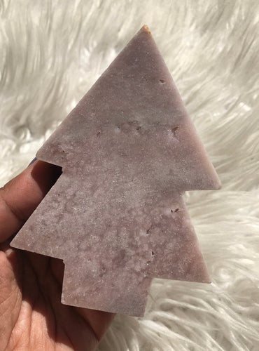 large Pink Amethyst Christmas Tree 8