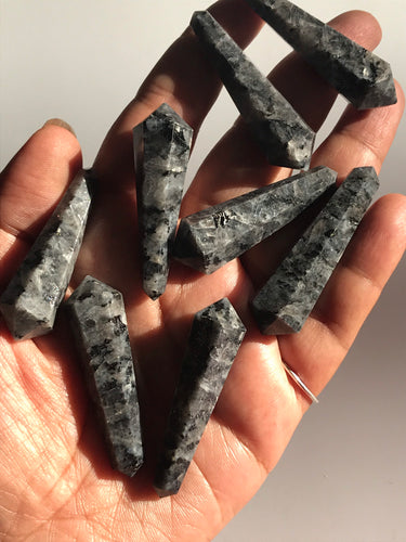 One Larvikite  Double Terminated Point around 2 inches