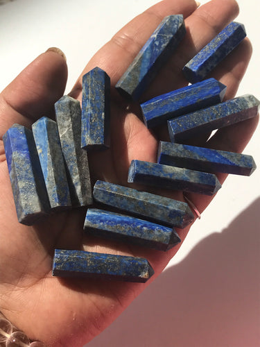 One Blue Lapis lazuli Point around 2 inches