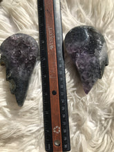 Amethyst Druzy Angel Wing Pair 10- Christmas Gift