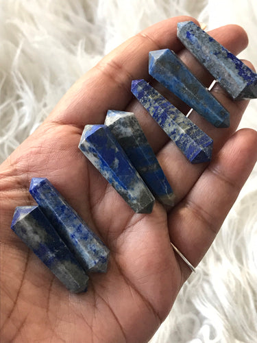 One Blue Lapis lazuli Double Point around 2 inches