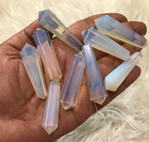 One Opalite Double Point around  2 inches