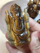 Brown Tiger eye Ganesha 2.5 inch Statue 1
