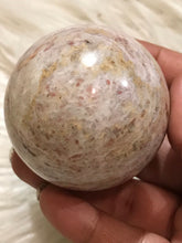 New found !!!Pink Jasper sphere 60mm -1