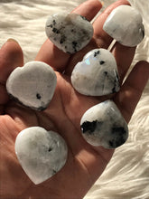 One  Rainbow Moonstone heart