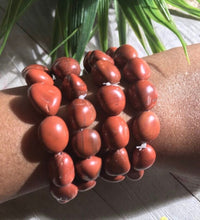 One Red Jasper tumble  Bracelet