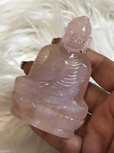 Rose quartz Buddha 3.5 inch Statue 2