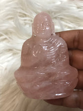 Rose quartz Buddha 3.1 inch Statue 3