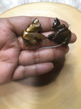One Tiger Eye Elephant Handmade