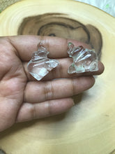 Clear Quartz Elephant Handmade