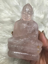 Rosequartz Buddha 4.5 inch Statue 6