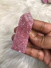 High Quality Rare Druzy Pink Cobalt Calcite Point 8