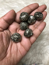 One Small druzy Pyrite tumble