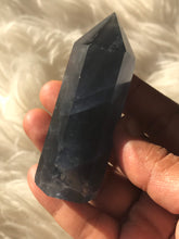 Blue fluorite Point -1