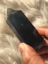 Blue fluorite Point -1