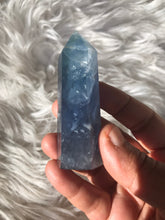 Blue fluorite Point -4