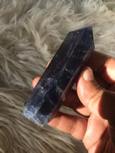 Blue fluorite Point -6