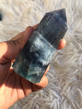 Blue fluorite Point -8