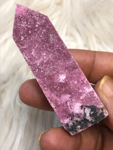 High Quality Rare Druzy Pink Cobalt Calcite Point 9