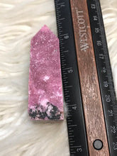 High Quality Rare Druzy Pink Cobalt Calcite Point 9