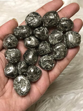 One Small druzy Pyrite tumble
