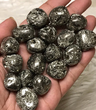 One Small druzy Pyrite tumble