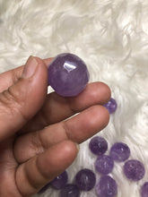One 20-22mm Amethyst Faceted Sphere